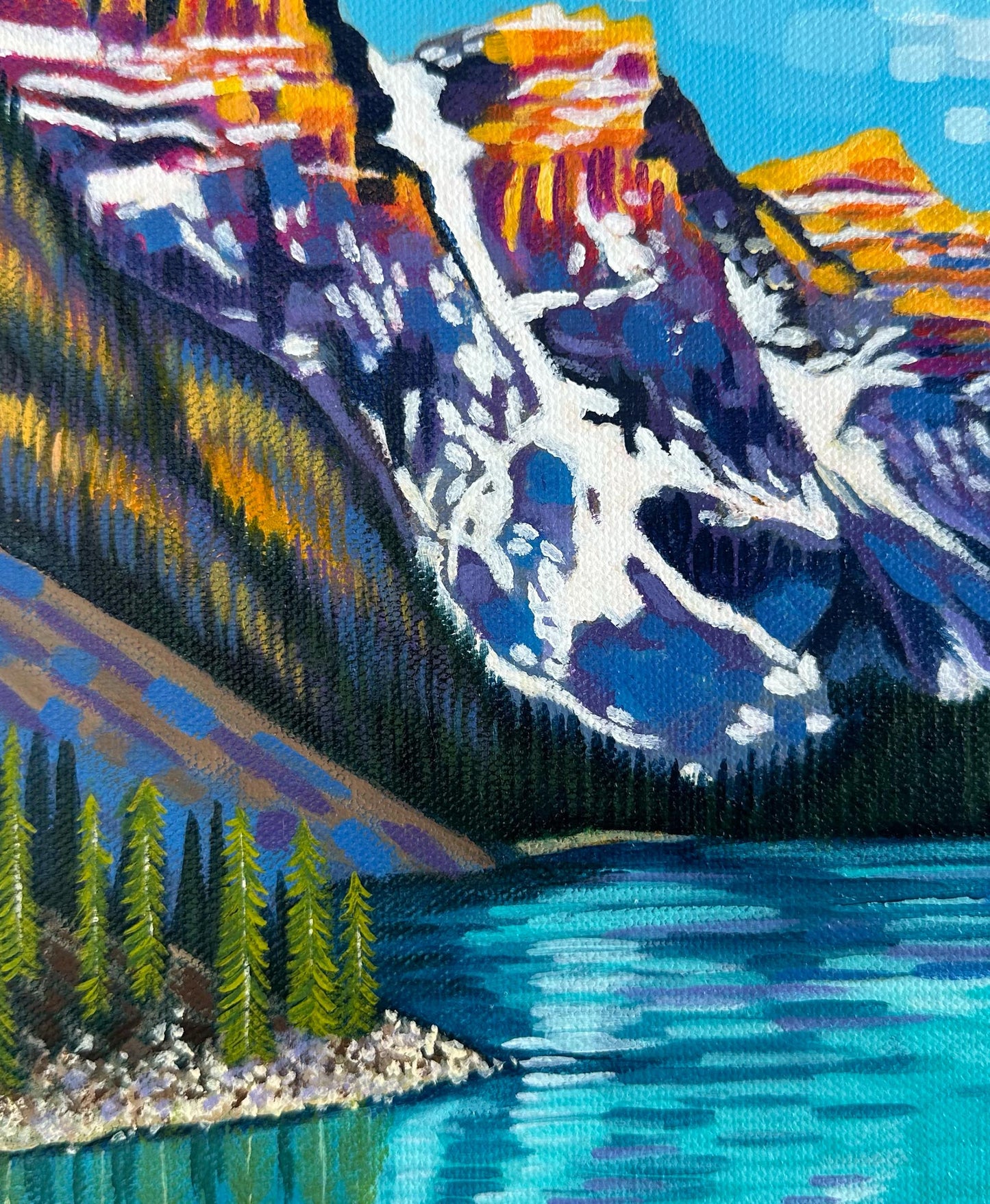 Sunup at Moraine Lake