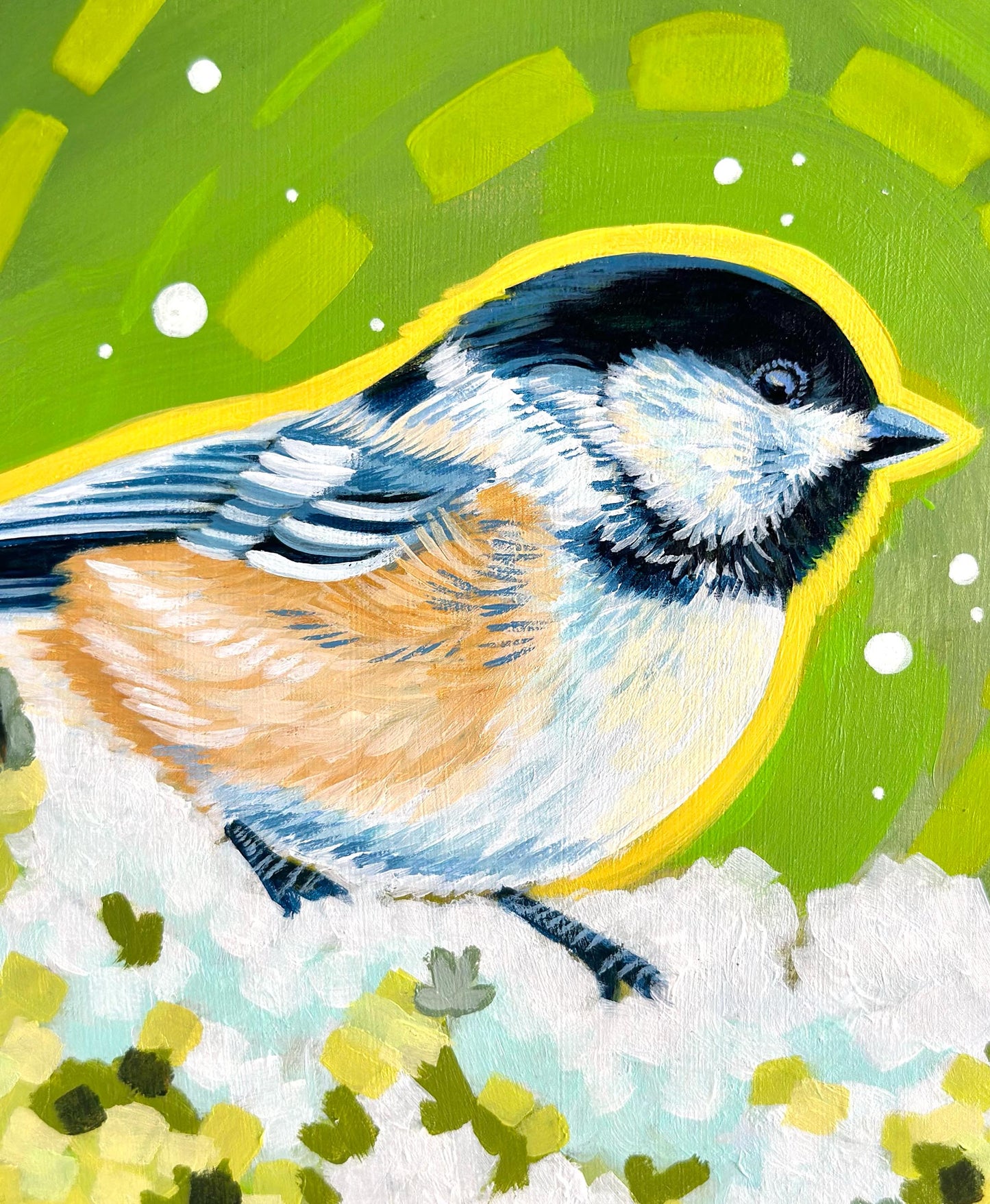 Snowy Perch