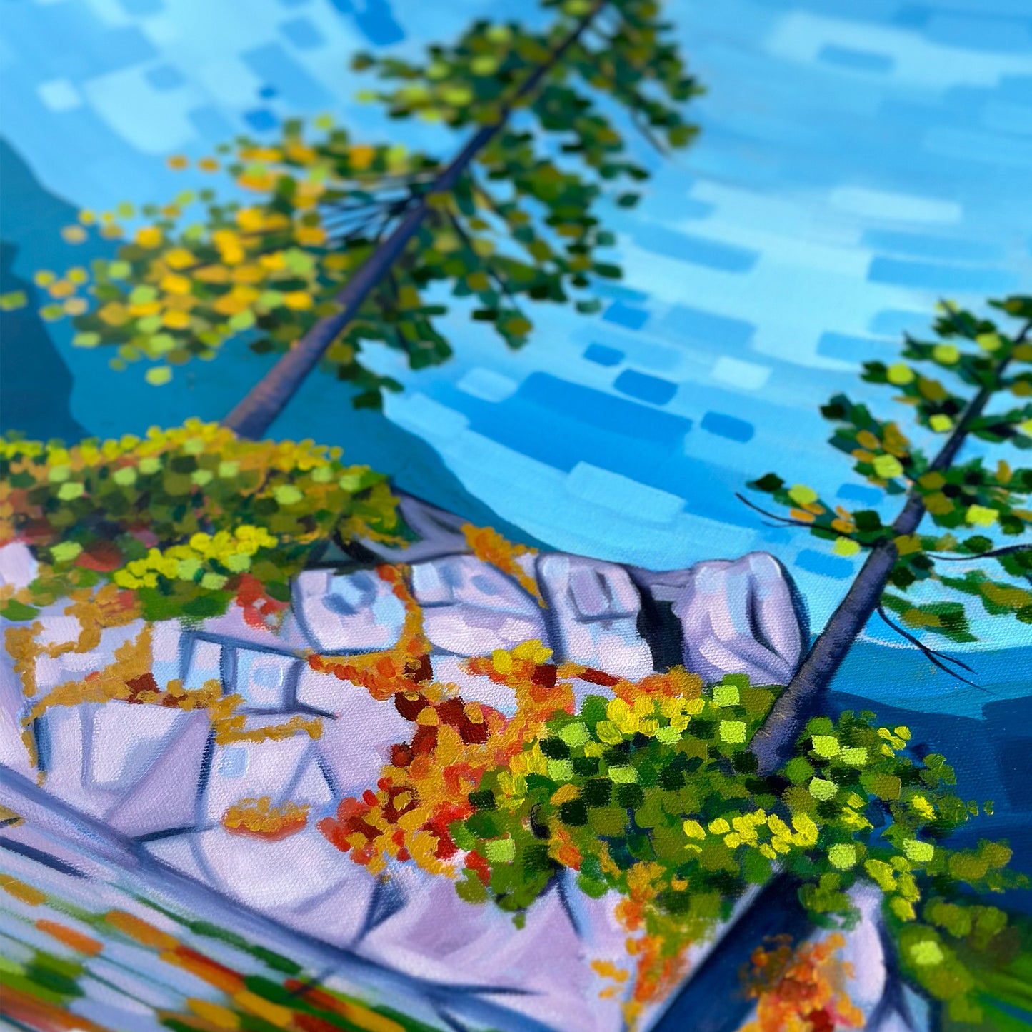 Mosaic on the Hintersee